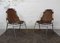 Lounge Chairs in Cow Leather by Charlotte Perriand for Les Arcs, Set of 2 15