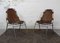 Lounge Chairs in Cow Leather by Charlotte Perriand for Les Arcs, Set of 2, Image 15