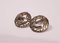 925 Sterling Silver No. 66 Earrings from Georg Jensen, Set of 2 1