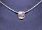 925 Sterling Silver Chain with Pendant in Zirconia from JAa 3