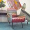 Vintage Missoni Fabric Lounge Chairs by Marco Zanuso, 1960s, Set of 2, Image 2