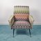 Vintage Missoni Fabric Lounge Chairs by Marco Zanuso, 1960s, Set of 2 17