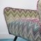 Vintage Missoni Fabric Lounge Chairs by Marco Zanuso, 1960s, Set of 2 22