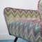 Vintage Missoni Fabric Lounge Chairs by Marco Zanuso, 1960s, Set of 2, Immagine 22