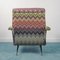 Vintage Missoni Fabric Lounge Chairs by Marco Zanuso, 1960s, Set of 2 20