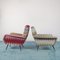 Vintage Missoni Fabric Lounge Chairs by Marco Zanuso, 1960s, Set of 2 6