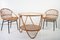 Mid-Century Bamboo Lounge Chairs & Table by Alan Fuchs for Uluv, 1960s, Set of 3 1