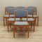 Vintage Esszimmerstühle aus Eschenholz von Poul Volther für FDB, 1960er, 6er Set 1