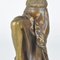 Sculpture de Masque Danseur Art Déco en Bronze par Joe Descomps, 1930s 14