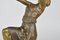 Art Deco Bronze Dancer in Mask Sculpture by Joe Descomps, 1930s 5