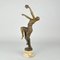 Art Deco Bronze Dancer in Mask Sculpture by Joe Descomps, 1930s 2