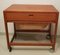 Danish Teak Sewing Table on Casters from BR Gelstedt, 1960s 1