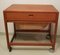 Danish Teak Sewing Table on Casters from BR Gelstedt, 1960s, Image 1