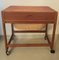 Danish Teak Sewing Table on Casters from BR Gelstedt, 1960s 4
