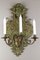 Große neoklassizistische Wandlampe aus Bronze, 19. Jh 1
