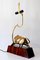 Large Italian Modernist Brass Bull Light Object or Table Lamp by D. Delo, 1970s 12