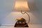 Large Italian Modernist Brass Bull Light Object or Table Lamp by D. Delo, 1970s 17