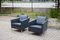 Leather Model Eaton Lounge Chairs by Edgar Reuter for Walter Knoll / Wilhelm Knoll, 1990s, Set of 2 3