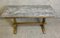 Antique English Oak Decorated Refectory Kitchen Table, Image 1