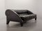 Italian 3-Seat Aries Sofa in Black Leather by Leon Krier for Giorgetti, 1990s, Image 7