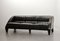 Italian 3-Seat Aries Sofa in Black Leather by Leon Krier for Giorgetti, 1990s 4