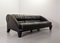 Italian 3-Seat Aries Sofa in Black Leather by Leon Krier for Giorgetti, 1990s 8