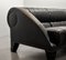 Italian 3-Seat Aries Sofa in Black Leather by Leon Krier for Giorgetti, 1990s 2