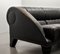 Italian 3-Seat Aries Sofa in Black Leather by Leon Krier for Giorgetti, 1990s, Image 2