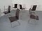 Leather Cantilever Dining Chairs by Karl Friedrich Förster for KFF, 1990s, Set of 6 7