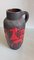 Vintage Ceramic Floor Vase with Horses from Scheurich, 1960s 1