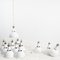 Industrial White Dome Pendant Lamp from Benjamin, 1950s, Image 4