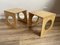 Tables Cube End par Jens Quistgaard pour Richard Nissen, 1980s, Set de 2 3