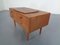 Danish Teak Chest of Drawers with Rotatable Tray, 1960s, Image 21