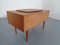 Danish Teak Chest of Drawers with Rotatable Tray, 1960s 20