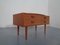 Danish Teak Chest of Drawers with Rotatable Tray, 1960s, Image 2