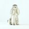 Vintage Poodle Statue in Porcelain from Jikohera, Czechoslovakia, 1960s 1