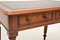 Antique Victorian Mahogany & Leather Writing Table Desk, Image 8