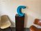 Vintage Aluminium and Acrylic Glass Letter C, 1970s 11