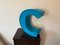 Vintage Aluminium and Acrylic Glass Letter C, 1970s 12