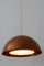 Mid-Century Modern Danish Flamed Copper Pendant Lamp, 1960s 8