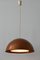 Mid-Century Modern Danish Flamed Copper Pendant Lamp, 1960s, Image 13