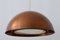 Mid-Century Modern Danish Flamed Copper Pendant Lamp, 1960s 1