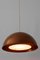 Mid-Century Modern Danish Flamed Copper Pendant Lamp, 1960s 12
