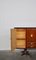 Credenza a cassetti in mogano pero, ottone e vetro con disegni allegorici e lampi interni della F.lli Rigamonti Desio, Milano, anni '40, Immagine 7