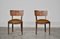 Vintage Walnut Chairs with Studs & Straps and Springs in Velvet, Italy, 1920s, Set of 2 5