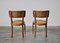 Vintage Walnut Chairs with Studs & Straps and Springs in Velvet, Italy, 1920s, Set of 2, Image 3