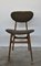 Mid-Century Ash Dining Chairs with Mocha Wool Upholstery, Italy, 1960s, Set of 5 1