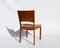 Leather Dining Chairs, 1950s, Set of 6, Image 6