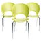 Chaises Trinidad Vert Clair par Nanna Ditzel, 1980s, Set de 3 1