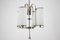 Lámpara colgante Bauhaus de cromo, años 30, Imagen 5